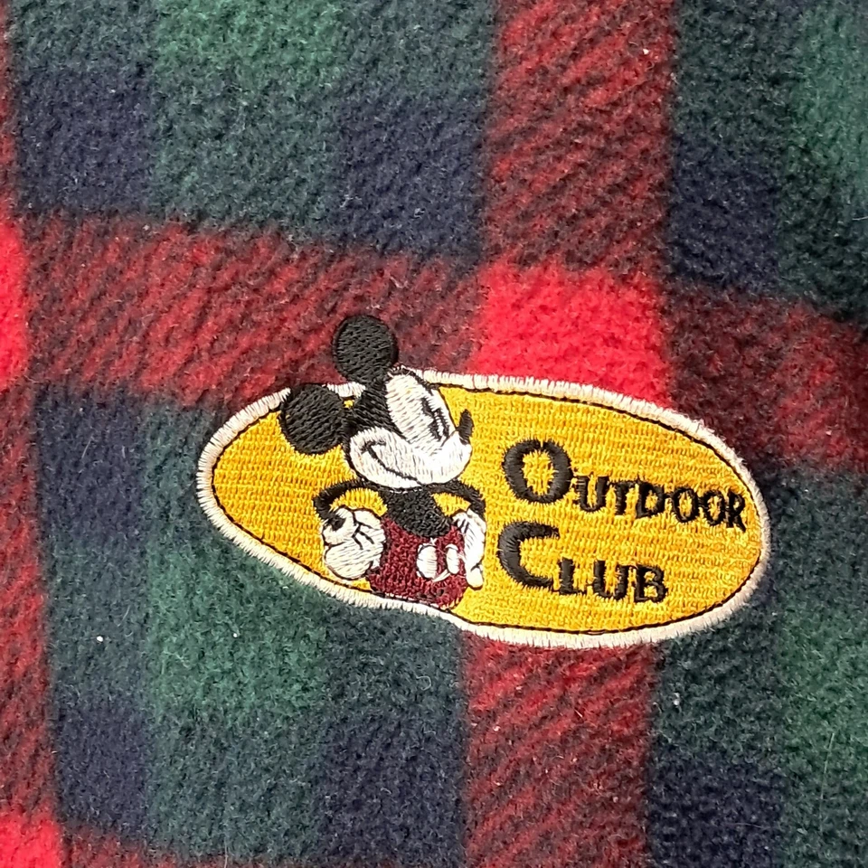 Chaqueta reversible vintage Mickey and Co para hombre al aire libre 1928 Disney a cuadros medida Foto 2 de 4