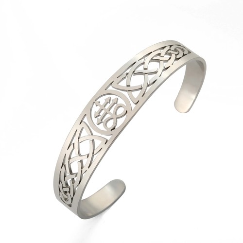 Pulsera Cruz Leviatán Puño Satán Sigilo de Lucifer Demonio Diablo Amuleto - Imagen 21 de 22
