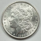 1890-P $1 Morgan Dollar 90% Silver Philadelphia US Coin - LUSTER!