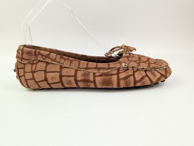 TOD's weiche unstrukturierte Leder Mokassin Schuhe UK 5 EU 38