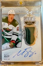 2022-23 Upper Deck the Cup - Rookie Auto Patch Matt Boldy /99 (AU, MEM, RC)