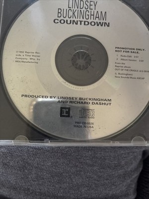 Lindsey Buckingham Countdown promo cd