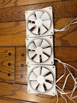 *READ* NZXT 3xF120 RGB Fans (RF-R12FF-W1) & 3 channel RGB controller AC-CR000-B1
