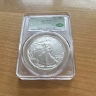 United States Mint American Eagle 2024 1 oz Silver CAC MS 70 Coin