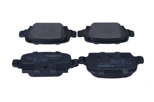 Maxgear Bremsbelagsatz, Scheibenbremse Hinten FüR Opel-image