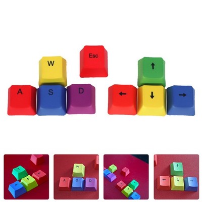 9 PCS Mechanische Tastenkappe Tastaturzubehör Schlüsselabdeckungen