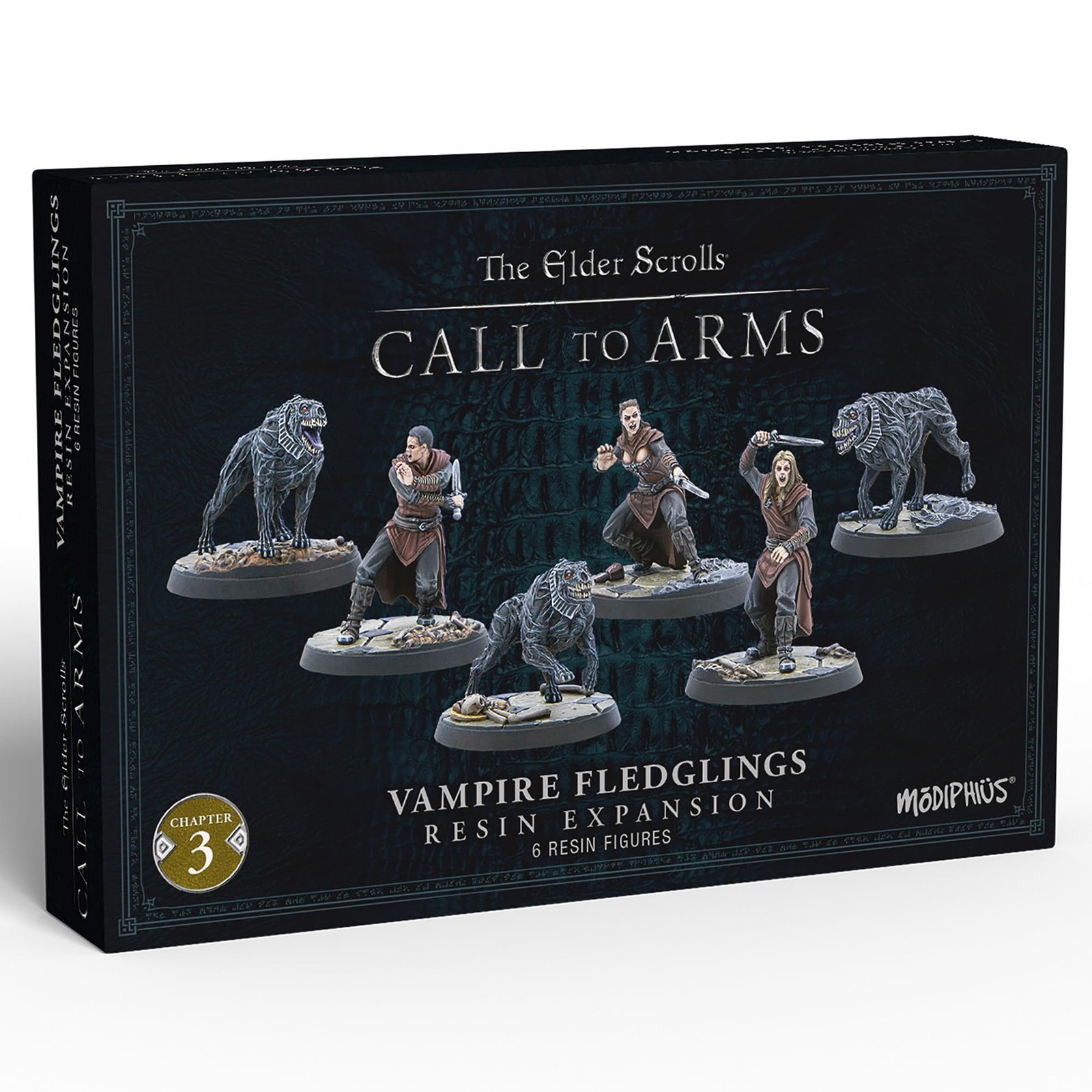 Modiphius The Elder Scrolls Call to Arms - Vampire Fledglings - 6 Figure Resin 8290₽