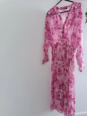Pink Floral Dress - Image 1 of 2
