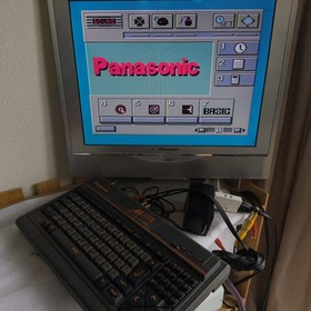 Panasonic MSX2 FS-A1F MK2 Personal Computer, PSU and Manual set, Working, Japan