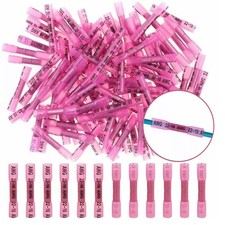 500Pcs Red Heat Shrink Butt Wire Connectors C...