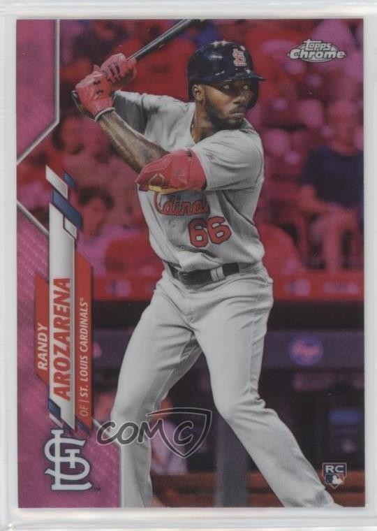 2020 Topps Chrome Pink Refractor Randy Arozarena #49 08vv