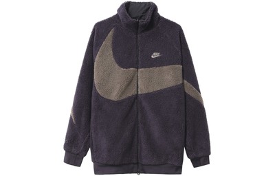 Nike Big Swoosh Reversible Boa Jacket (Asia Sizing) 'Cave Purple'