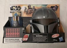 NERF DISNEY STAR WARS MANDALORIAN GROGU MASK GAUNTLET PLAY SET BRAND NEW
