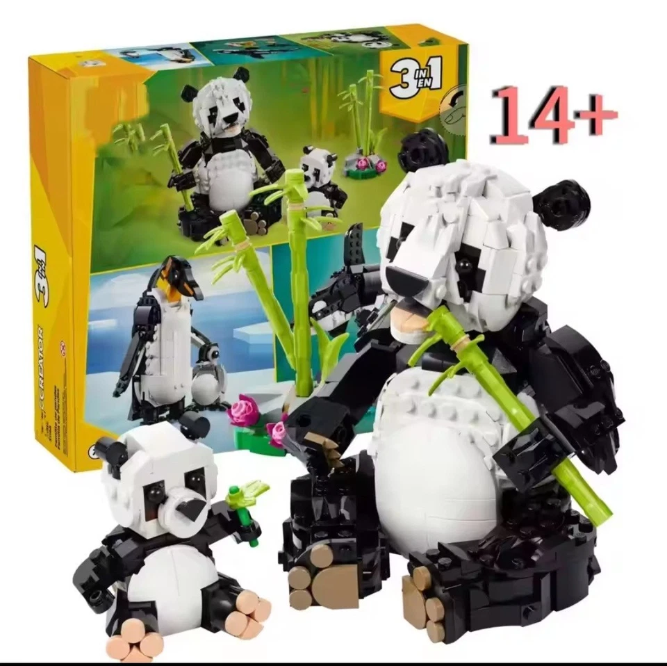 Panda Lego MOC 3 in 1 (31165) : 626PCS **Brand New** - Image 2 of 3