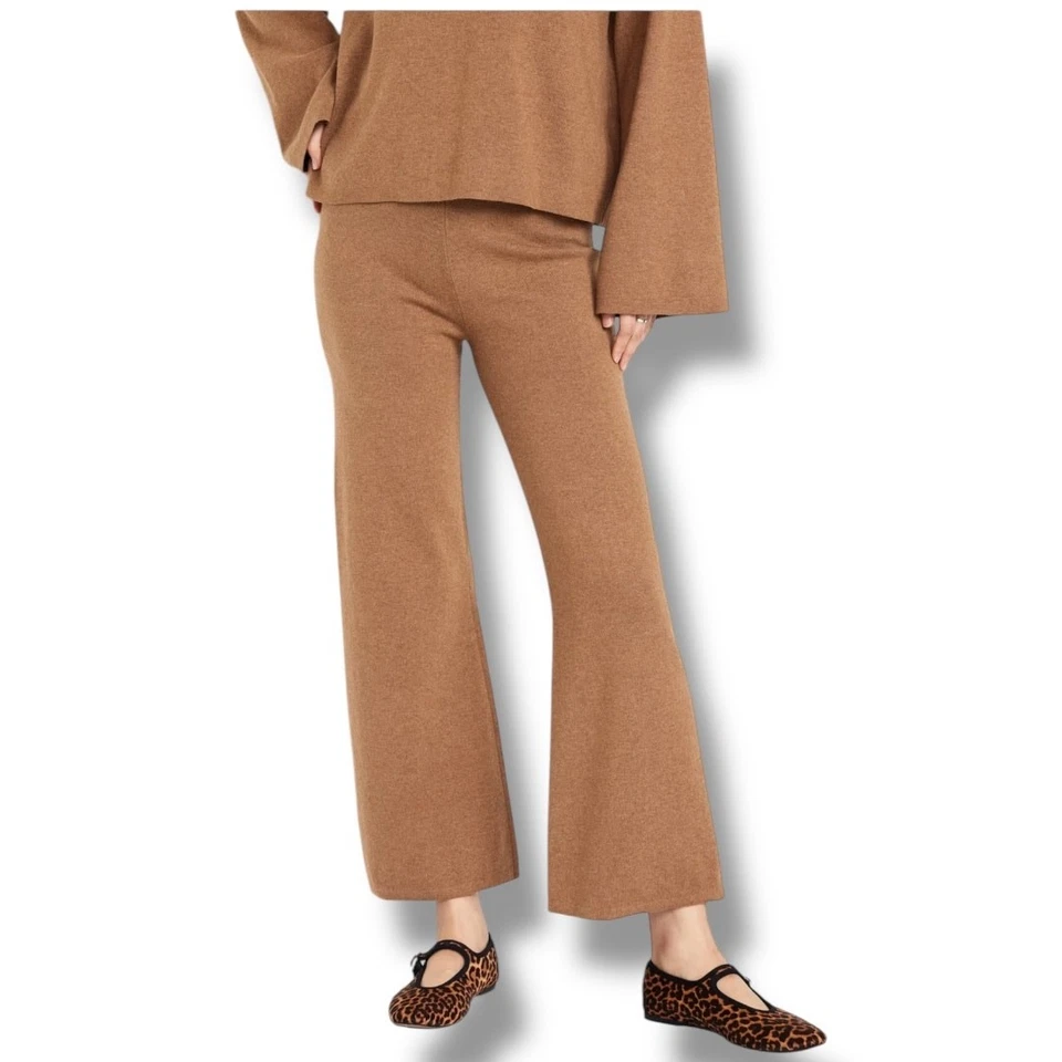 Banana Republic Tan Sweater Pants Women's XS Petite Comfort Loungewear - Image 2 of 4