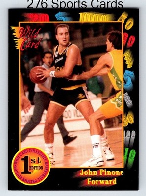 1992 Wild Card Collegiate - John Pinone #60 (RC)