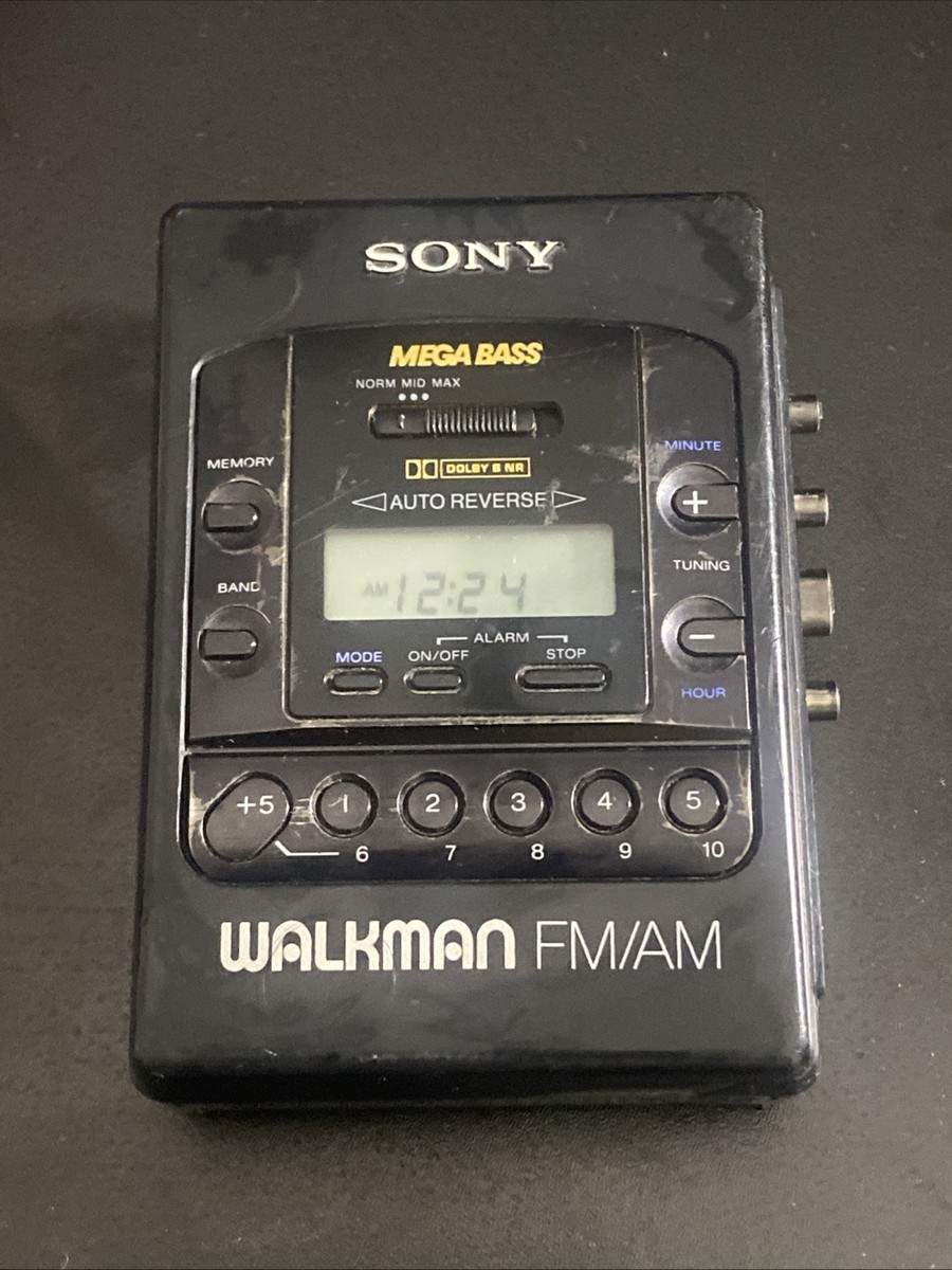 Sony WM-F2085 Mega Bass Auto Reverse Walkman Cassette Player
