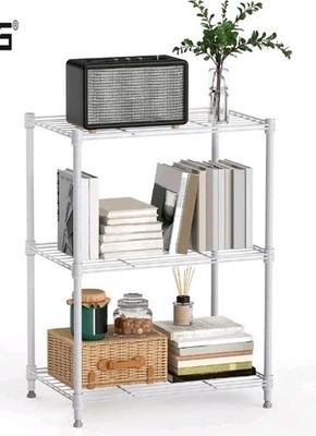 MZG 450 Pfund 3-stufiges Drahtregal Regal Aufbewahrungsregale für Küche/Wohnzimmer