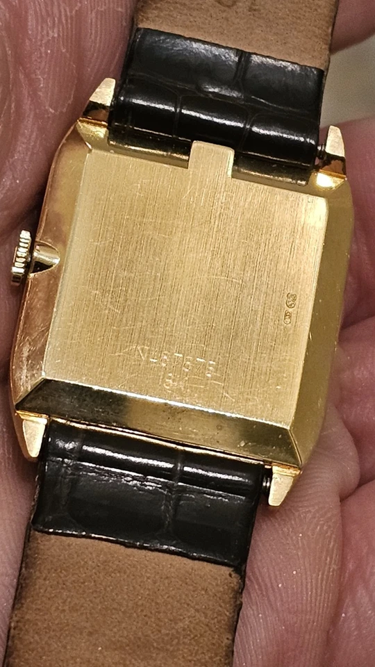 Rolex Celini 1965 reloj de oro de 18 quilates genuino reloj con correa de cuero de cocodrilo Foto 4 de 4