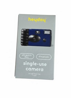Heyday Disposable Camera Built-in Flash 27 Exposure 35mm Film
