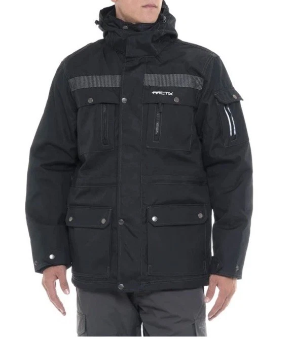 Arctix MED Tundra Jacket Cost Hi Vis Performance Water Repel Parka Xtra Durable