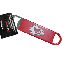 Kansas City Chiefs SPEED, BAR BLADE Bottle Opener Vinyl Coated Steel NFL - NEW!!