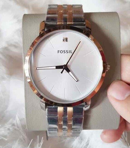 NIB Fossil BQ2417 Lux Luther Three-Hand 