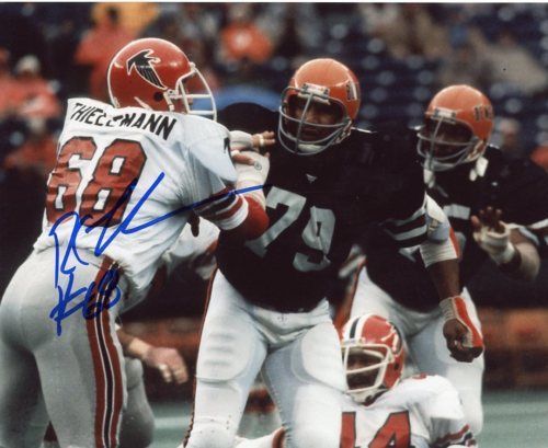 R.C. THIELEMANN ATLANTA FALCONS SIGNED 8X10 PHOTO W/COA - 第 1/1 張圖片