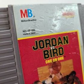 Jordan vs Bird 1 on 1 Nintendo NES VTG 1985 Game Cartridge Mancave Videogame 
