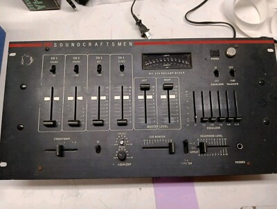 Mixer MTX Soundcraftsmen MX 250, 2 Phono, 4 Line, 2 Mic, & 2