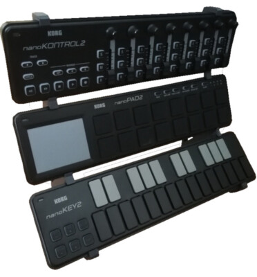 Triple Desk Stand for KORG Nano 2 Series nanoKontrol2 nanoPAD2 nanoKEY2