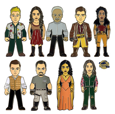 9 x Serenity Firefly FANSET  Pins limitierte Sammler Serie komplettes Figuren se
