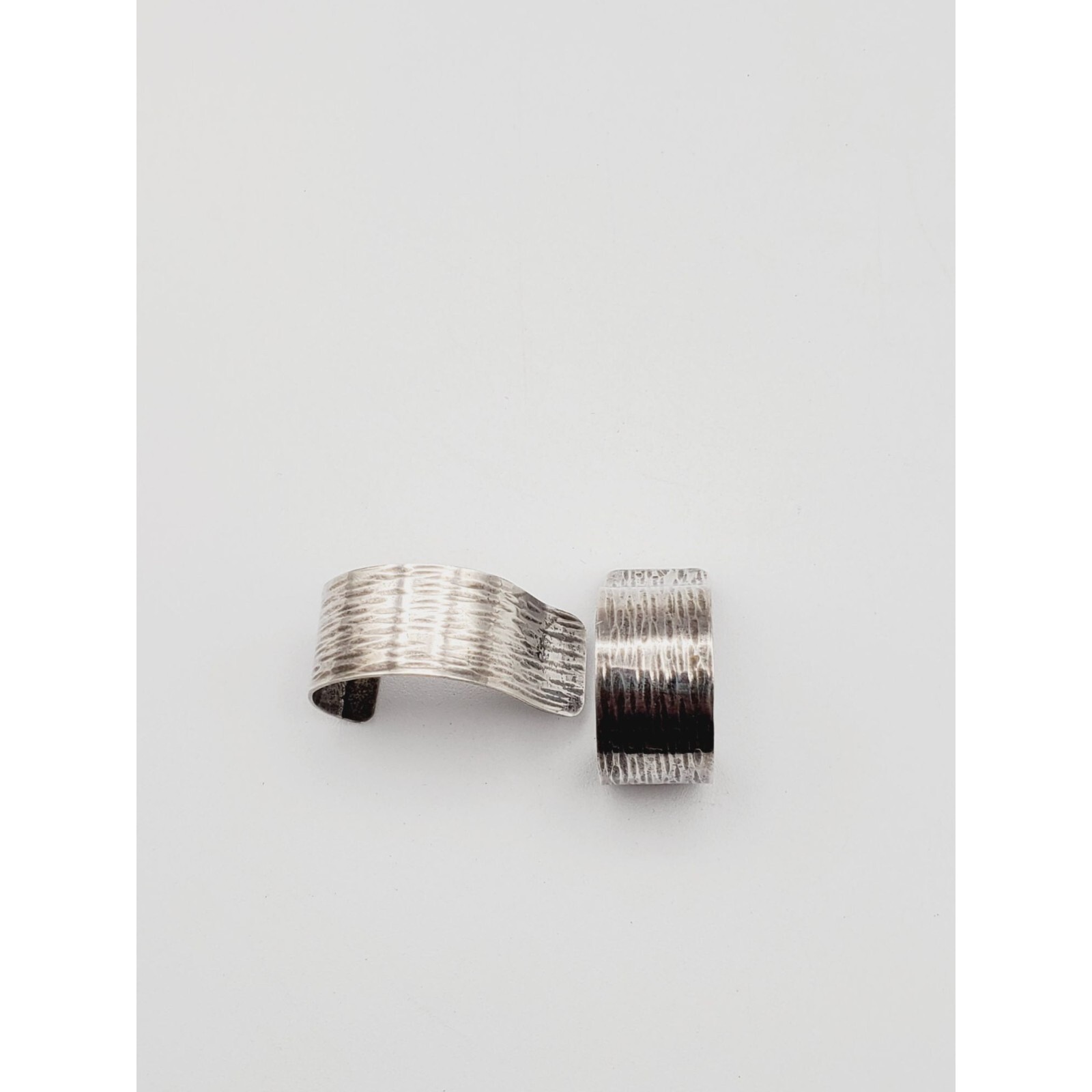 Sterling Silver loop hoop dangle drop earrings 1 … - image 1