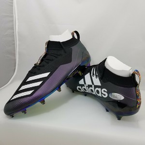 purple adidas football cleats