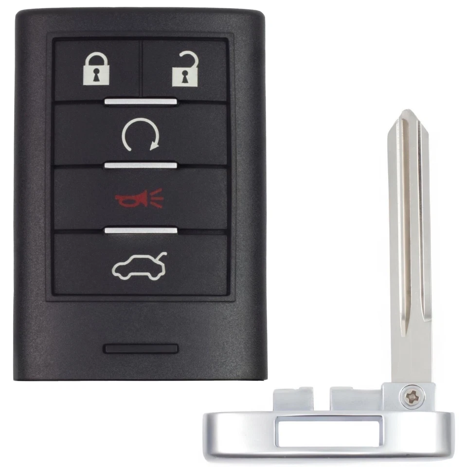 2x Nuevo Llavero Inteligente Control Remoto de Proximidad para Cadillac STS CTS M3N5WY7777A Foto 2 de 4