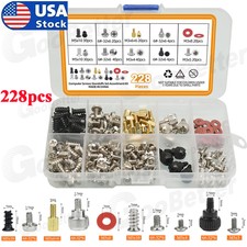 228Pcs PC Computer Screws Standoffs Set Kit for Hard Drive Computer Case Repair