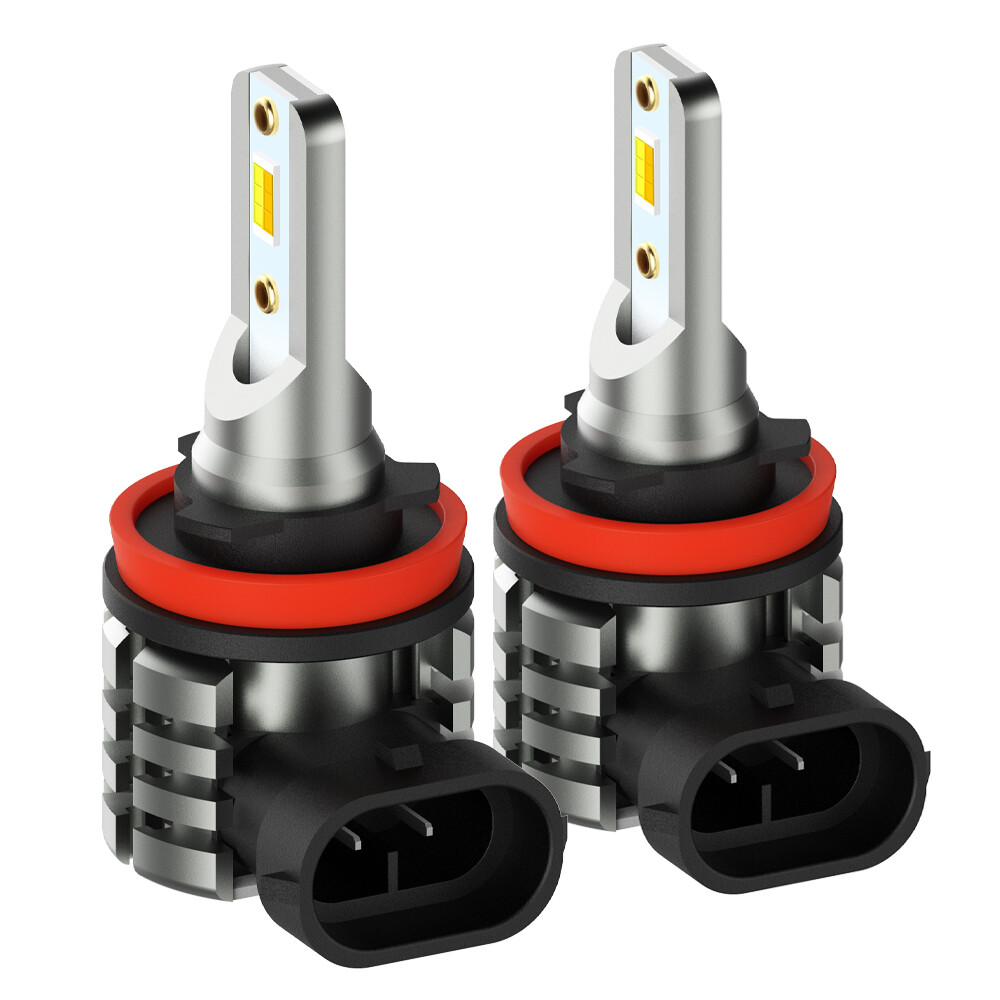 2/4pc AUXITO H8 H11 LED Fog lights Bulb White Yellow Dual Color Fog Lights