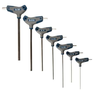 Pro'sKit 800-091 7 pc T-Handle Hex Key Set in Case, 7 Piece