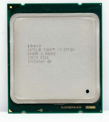 Intel Core i7-3970X 3.5GHz 15 MB 6-Core 150W SR0WR LGA2011 CPU