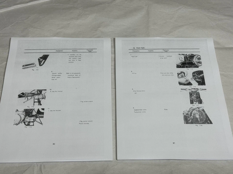 Manual de servicio de reparación de taller Honda C72 C77 CS72 CS77 CB72 CB77 Super Hawk Dream Foto 3 de 3