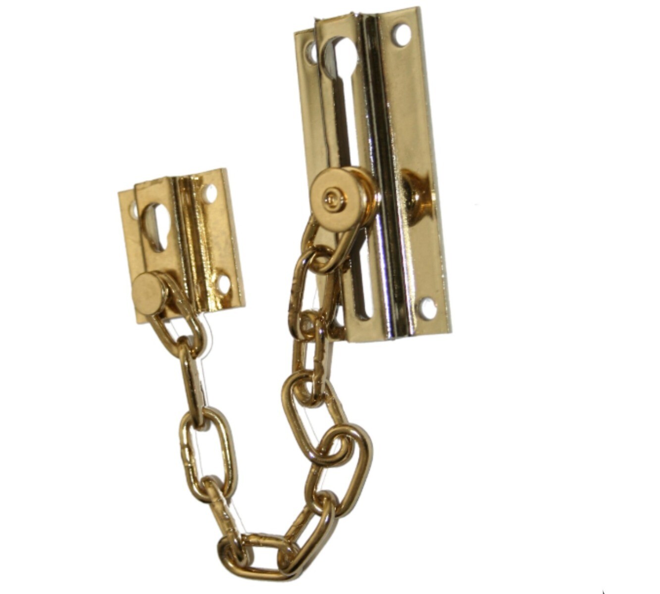 CHIUDIPORTA A CATENA - IN ACCIAIO OTTONATO