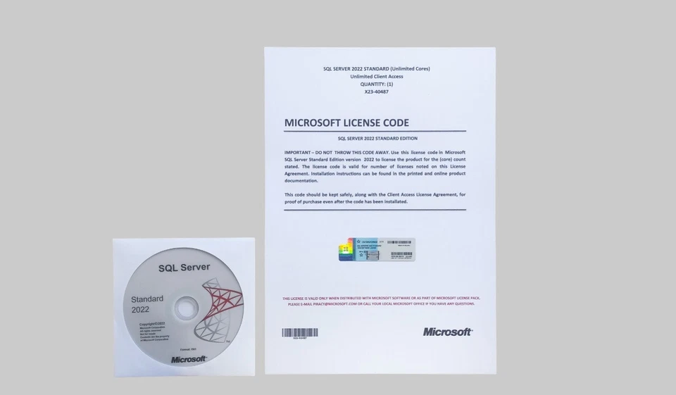 SQL Server 2022 Standard Unlimited Cores & unlimited User CALs License & DVD - Image 3 of 4