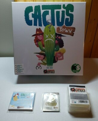 CACTUS TOWN Game KS ALL-IN Sheriff Ed DELUXE 3 Expansions/sleeves/2  Promos/Minis | eBay.de