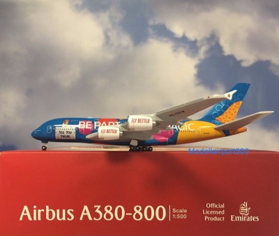 Herpa Wings 1:500 Airbus A380  Emirates Expo A6-EEW 536905-001  Modellairport500