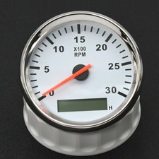 85mm Boat Marine Tachometer Diesel Engine Tacho Gauge 3000 RPM Digital Hourmeter