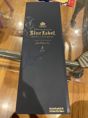 Jonnie Walker Blue Label Blended Scotch Whisky 750ml Empty Box Only