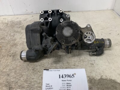 Paccar MX13 Engine Water Pump and Manifold 2137205 2126308 From