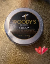 WOODY'S Quality Grooming For Men Cream - Flexible Control For Curly, Wavy Hair