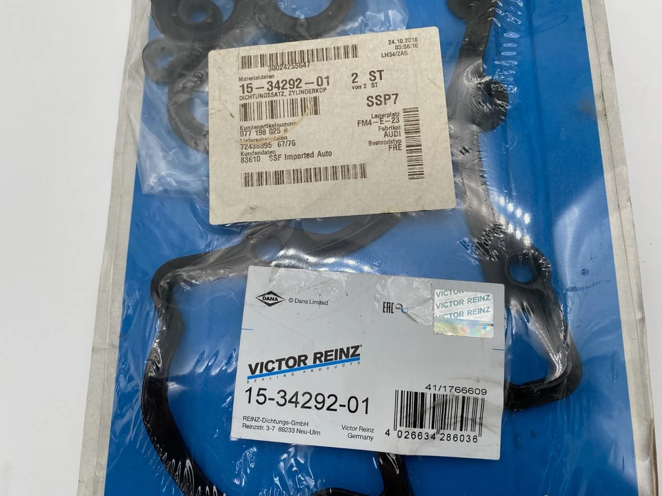 Juego de juntas de cubierta de válvula de motor para Volkswagen Touareg 2004-2006 Victor Reinz Foto 2 de 4