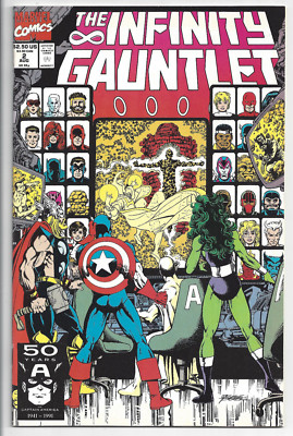 Infinity Gauntlet #2 (Marvel Comics 1991) - NM